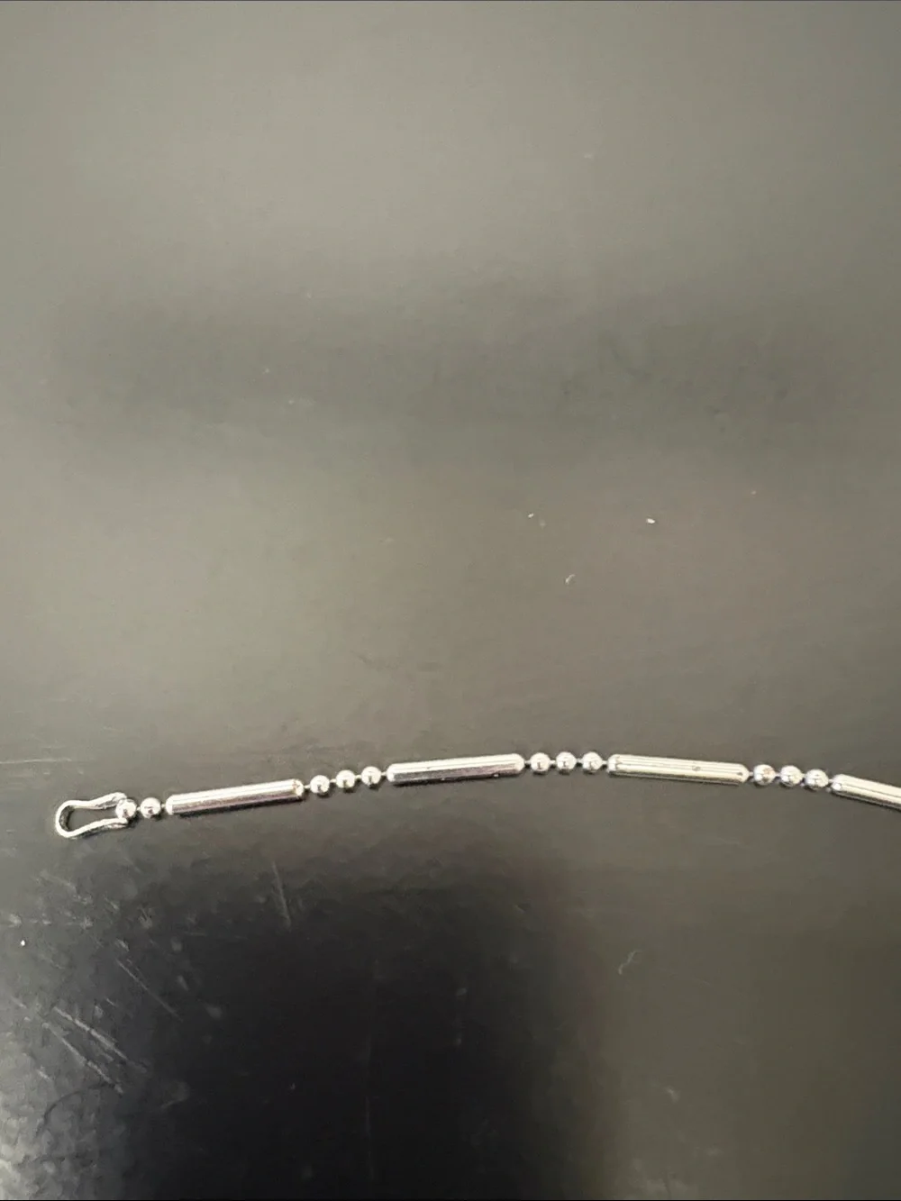 Giani Bernini Sterling Silver Bar Bead 8” Bracelet - New